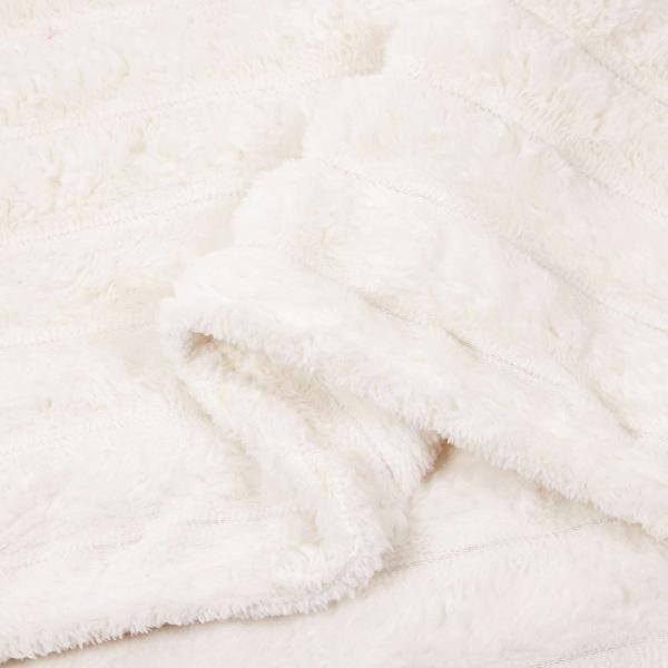 Wohndecken 6 Stk. Creme 240 x 220 cm 8.76 Fleece