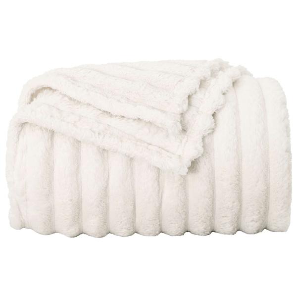 Wohndecken 6 stk. Creme 270 x 240 cm 9.51 kg Fleece