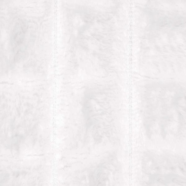 Überwurfdecke Weiß 150 x 130 cm Fleece