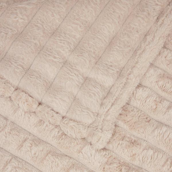 Wohndecken 6 Stück Beige 200 x 150 cm Fleece