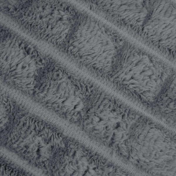 Wohndecken 6 Stück Dunkelgrau 270 x 240 cm Fleece