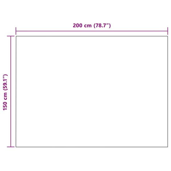Überwurfdecke Grau 150 x 200 cm 1.64 Fleece