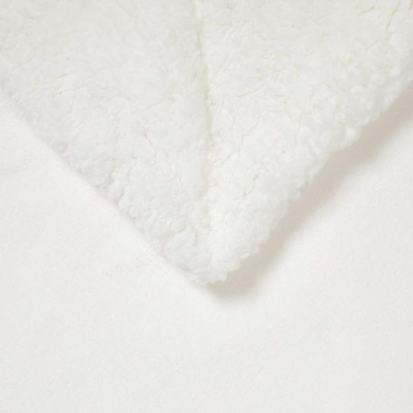 Überwurfdecke Weiß 220 x 240 cm 2.67 Fleece