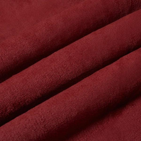 Überwurfdecke Bordeauxrot 130 x 150 cm 1 Fleece