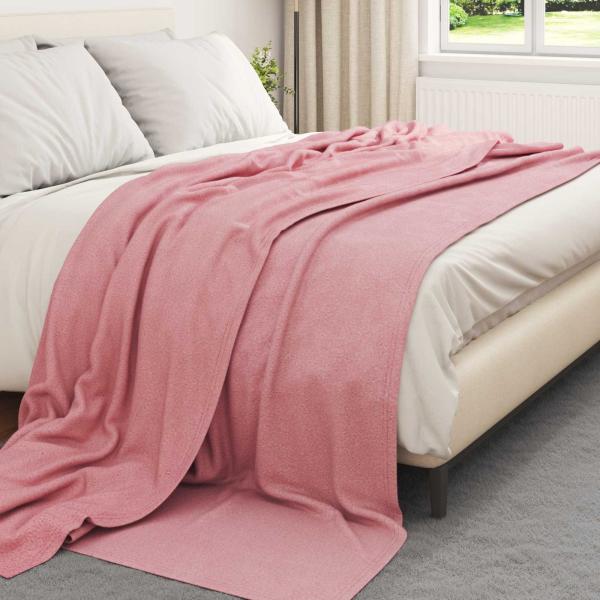 Wohndecken 24 Stück Rosa 270 x 240 cm Fleece