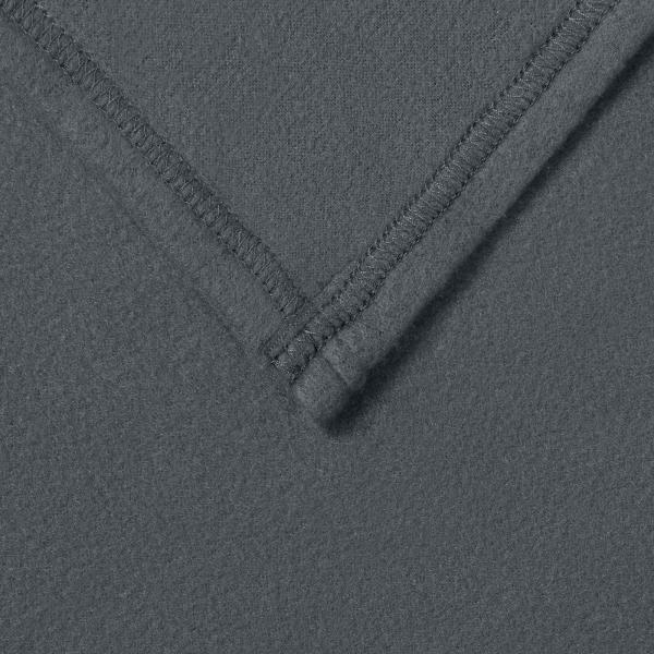 Überwurfdecke Dunkelgrau 280 x 210 cm Fleece