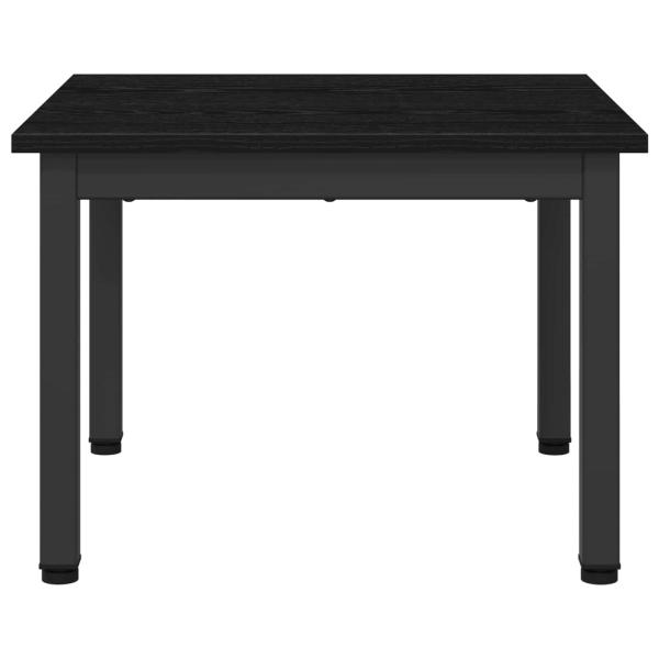 Couchtisch Schwarz Eichen-Optik 50 x 50 x 36 cm Holzwerkstoff