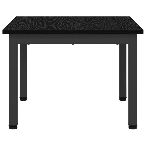 Couchtisch Schwarz Eichen-Optik 50 x 50 x 36 cm Holzwerkstoff