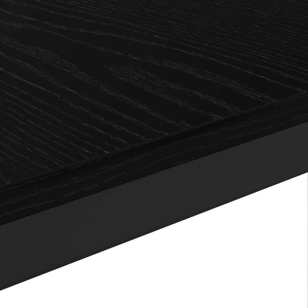 Couchtisch Schwarz Eichen-Optik 50 x 50 x 36 cm Holzwerkstoff