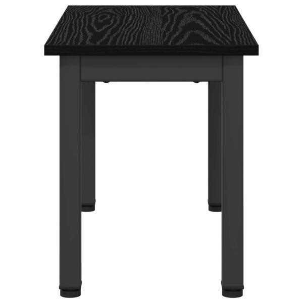 Couchtisch Schwarz Eichen-Optik 60 x 30 x 36 cm Holzwerkstoff