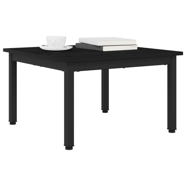 Couchtisch Schwarz Eichen-Optik 60 x 60 x 36 cm Holzwerkstoff