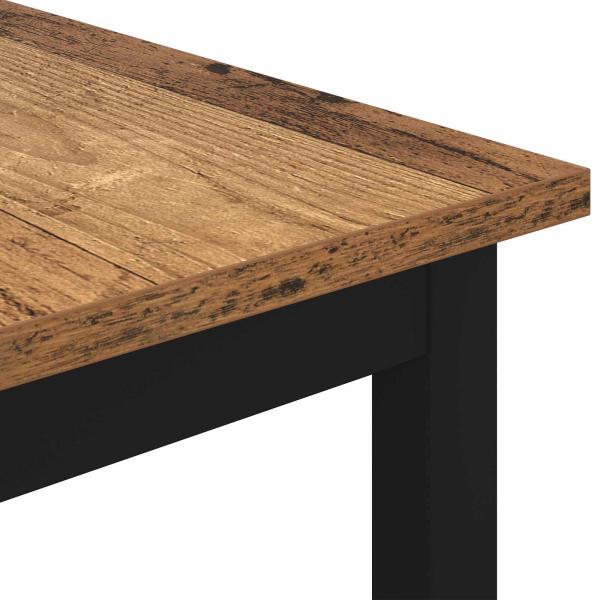 ARDEBO.de - Couchtisch Altholz 60 x 60 x 36 cm Holzwerkstoff