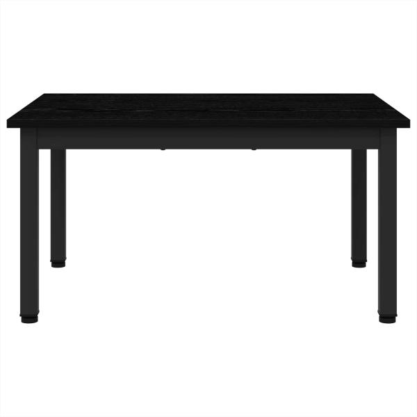 Couchtisch Schwarz Eichen-Optik 70 x 50 x 36 cm Holzwerkstoff