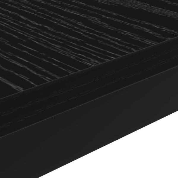 Couchtisch Schwarz Eichen-Optik 70 x 50 x 36 cm Holzwerkstoff