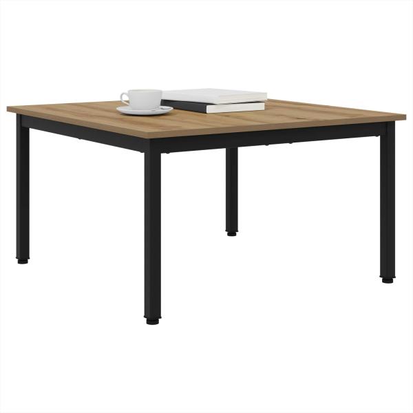 Couchtisch Kunsthandwerk Eiche 80 x 80 x 45 cm Holzwerkstoff