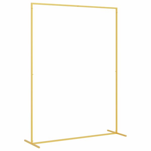 Hochzeitsbogen Gold 150 x 45.9 x 200 cm Stahl
