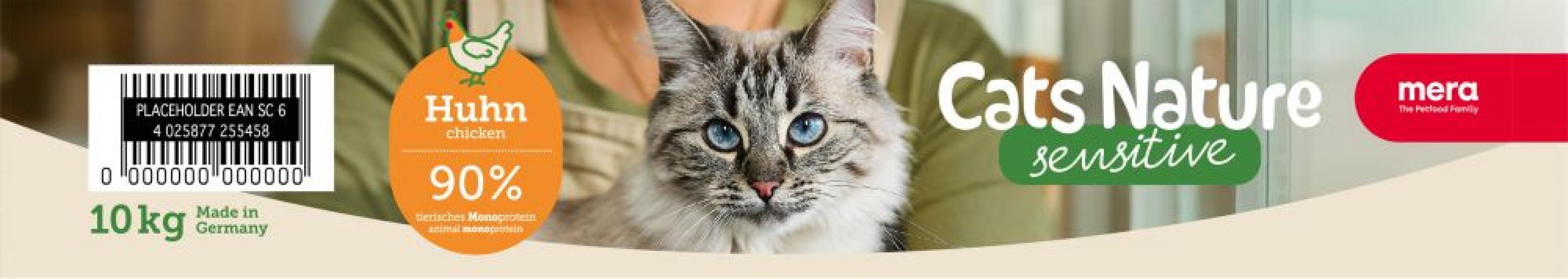 ARDEBO.de Mera Cat Nature Sensitive Adult Huhn 10kg