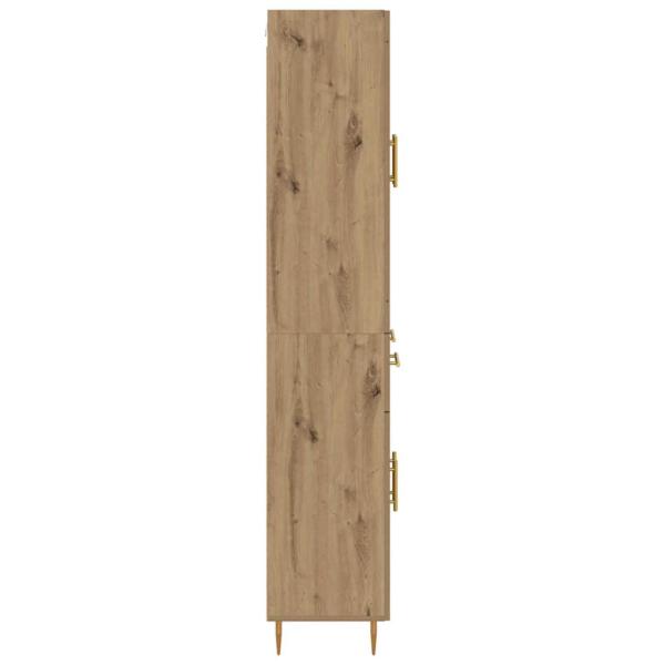 Highboard Artisan-Eiche 69,5 x 34 x 180 cm Holzwerkstoff