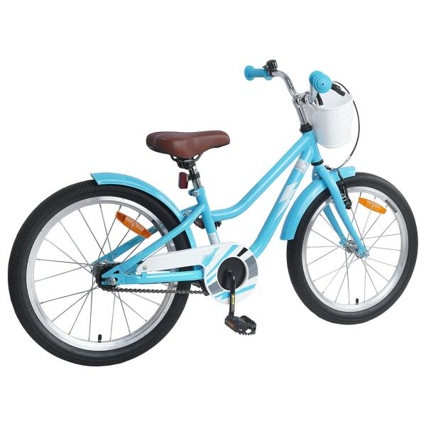 ARDEBO.de - Kinderfahrrad 20 Zoll für 6-11 Jahre alt Himmelblau