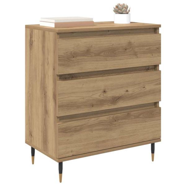 Sideboard mit Schubladen Artisan-Eiche 60 x 35 x 70 cm Holzwerkstoff