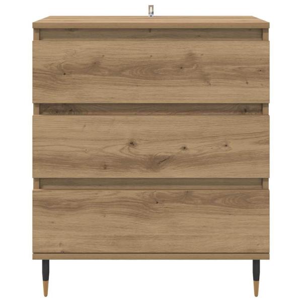 Sideboard mit Schubladen Artisan-Eiche 60 x 35 x 70 cm Holzwerkstoff
