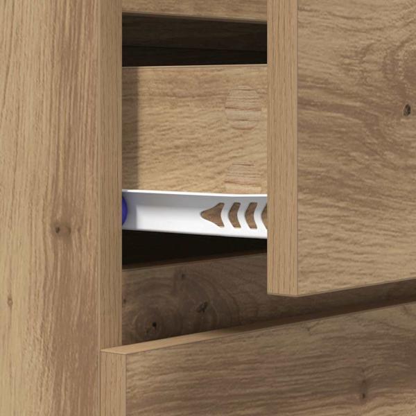 Sideboard mit Schubladen Artisan-Eiche 60 x 35 x 70 cm Holzwerkstoff