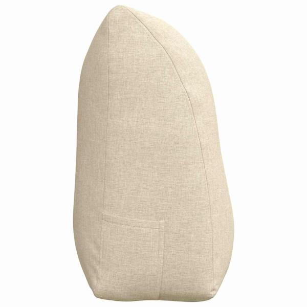 Rücken Kissen Creme 100 x 24 x 50 cm Stoff