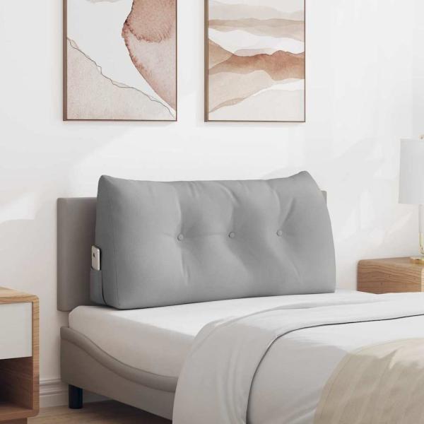 ARDEBO.de - Rücken Kissen Wolkengrau 100 x 24 x 50 cm Stoff