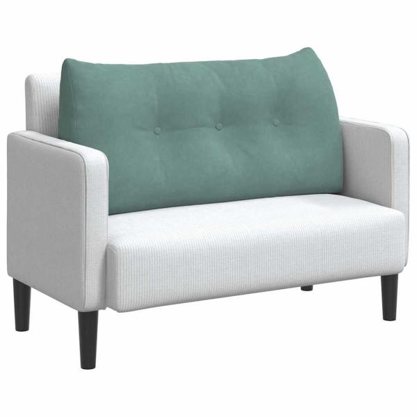 Rückenkissen Meergrün 100 x 24 x 50 cm Samt