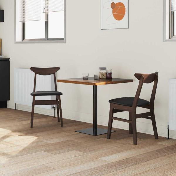 Esszimmerstühle 2 pcs Hellbraun 42 x 47.5 x 81 cm