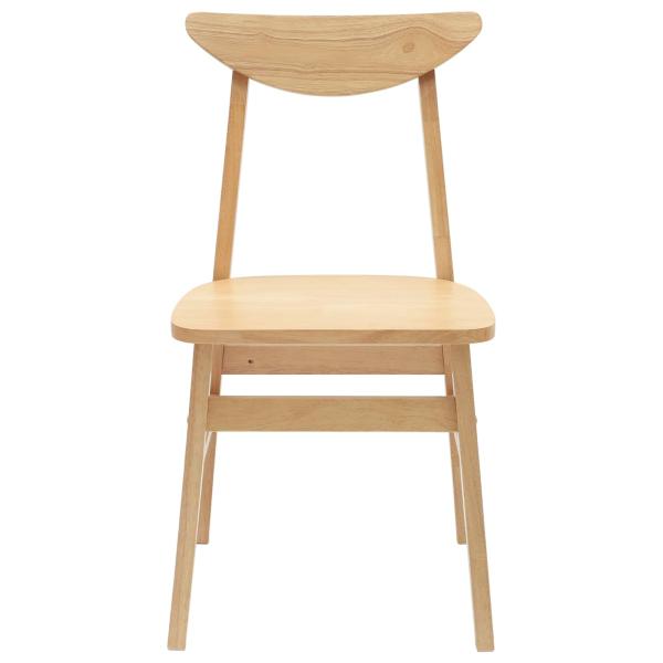 ARDEBO.de - Esszimmerstühle 2 pcs Natur 42 x 47.5 x 81 cm