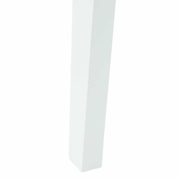 Esszimmerstühle 2 pcs Weiß 42 x 47.5 x 81 cm Massives Gummiholz