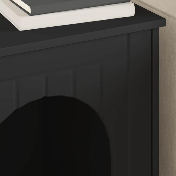 Katzenhaus Schwarz 53 x 52 x 62 cm Holzwerkstoff