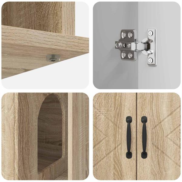 Katzenhaus Sonoma 85 x 55 x 50 cm Holzwerkstoff