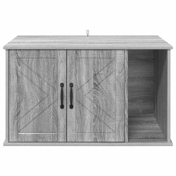 Katzenhaus Graues Sonoma 85 x 55 x 50 cm Holzwerkstoff