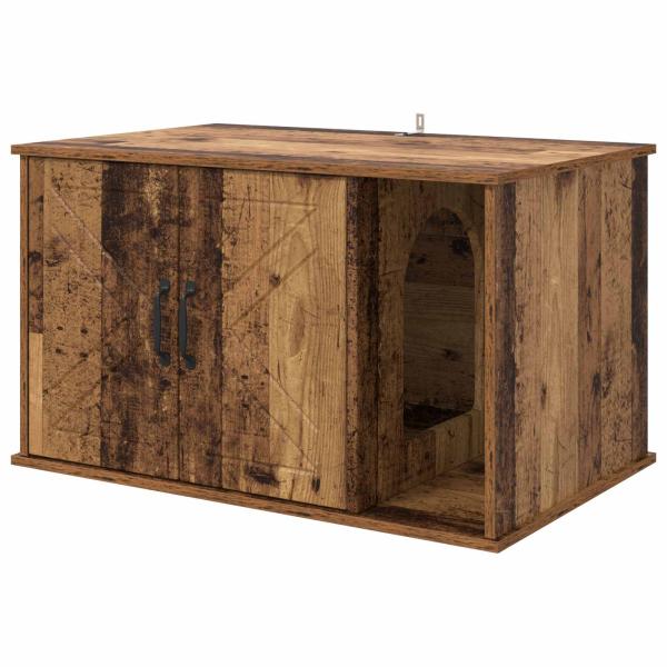 Katzenhaus Altholz 85 x 55 x 50 cm Holzwerkstoff