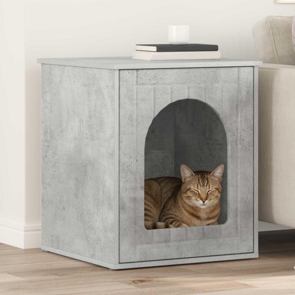 ARDEBO.de - Katzenhaus Beton 53 x 52 x 62 cm Holzwerkstoff