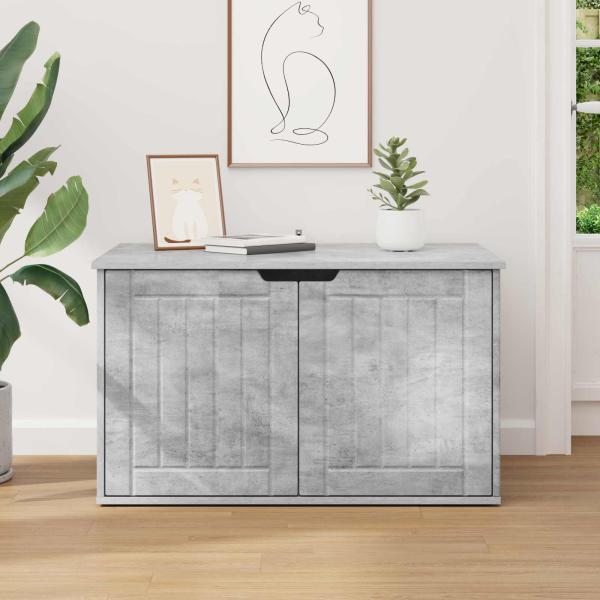 ARDEBO.de - Katzenhaus Beton 85 x 55 x 53,5 cm Holzwerkstoff