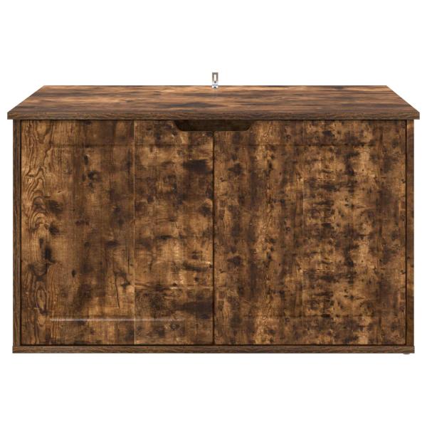 Katzenhaus Geräucherte Eiche 85 x 55 x 53,5 cm Holzwerkstoff