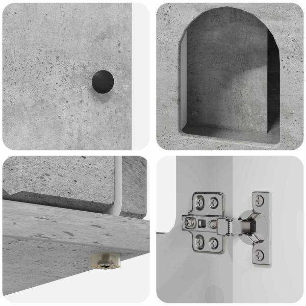 Katzenhaus Beton 85 x 55 x 50 cm Holzwerkstoff