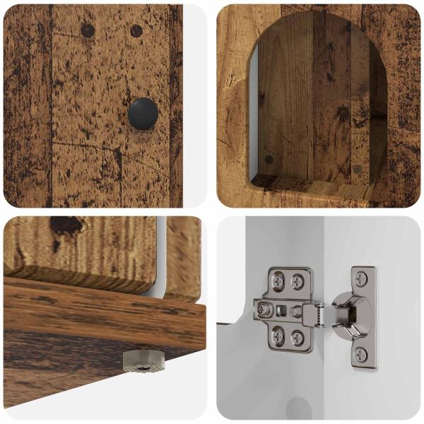 Katzenhaus Altholz 85 x 55 x 50 cm Holzwerkstoff
