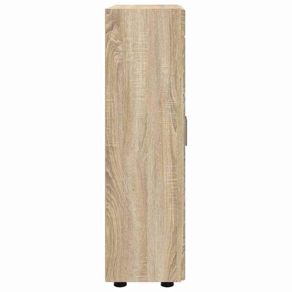 Sideboard mit Tür Sonoma-Eiche 55,5 x 29 x 100 cm Holzwerkstoff