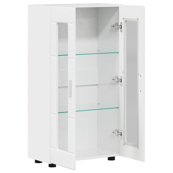 Sideboard Hochglanz Weiß 55,5 x 29 x 100 cm Holzwerkstoff