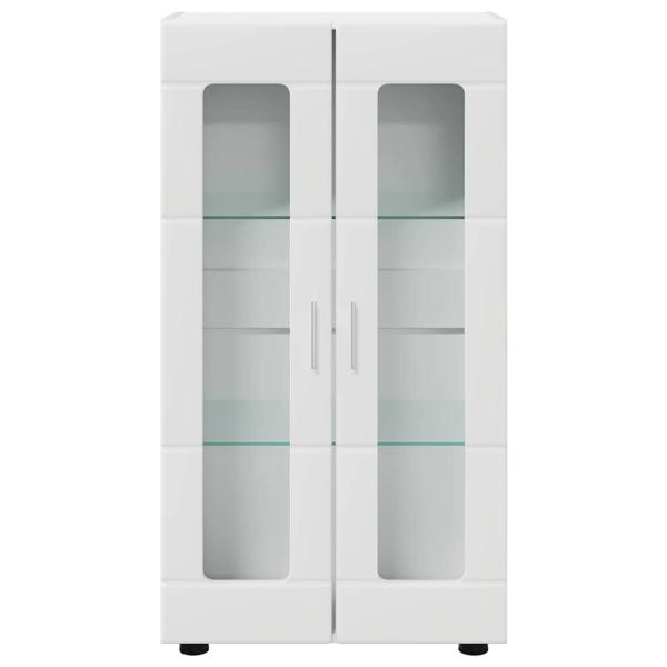 Sideboard Hochglanz Weiß 55,5 x 29 x 100 cm Holzwerkstoff