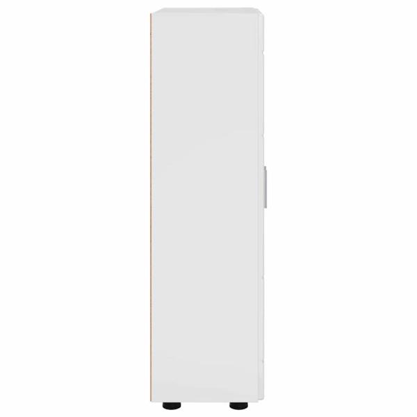 Sideboard Hochglanz Weiß 55,5 x 29 x 100 cm Holzwerkstoff