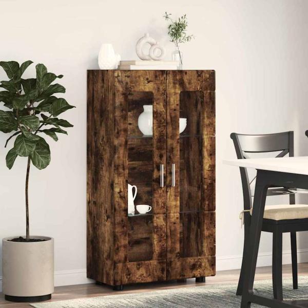 Sideboard Geräucherte Eiche 55,5 x 29 x 100 cm Holzwerkstoff