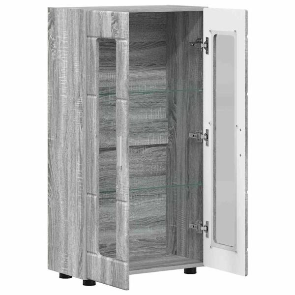 Sideboard Graues Sonoma 55,5 x 29 x 100 cm Holzwerkstoff