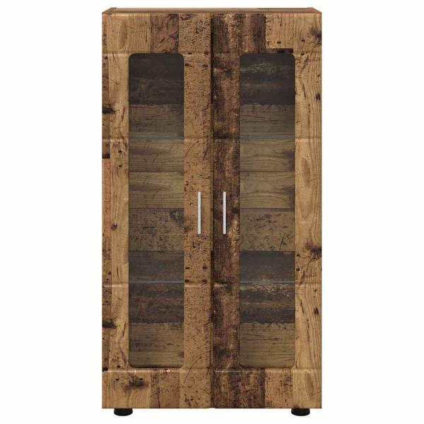 Sideboard mit Regal Altholz 55,5 x 29 x 100 cm Holzwerkstoff