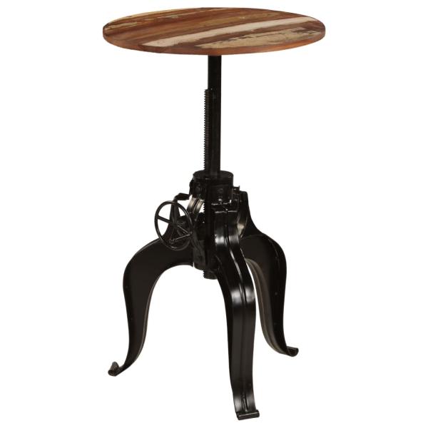 Bartisch Altholz Massiv 60x(76-110) cm