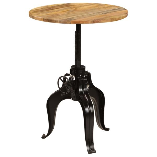 Bartisch Massivholz Mango 75x(76-110) cm